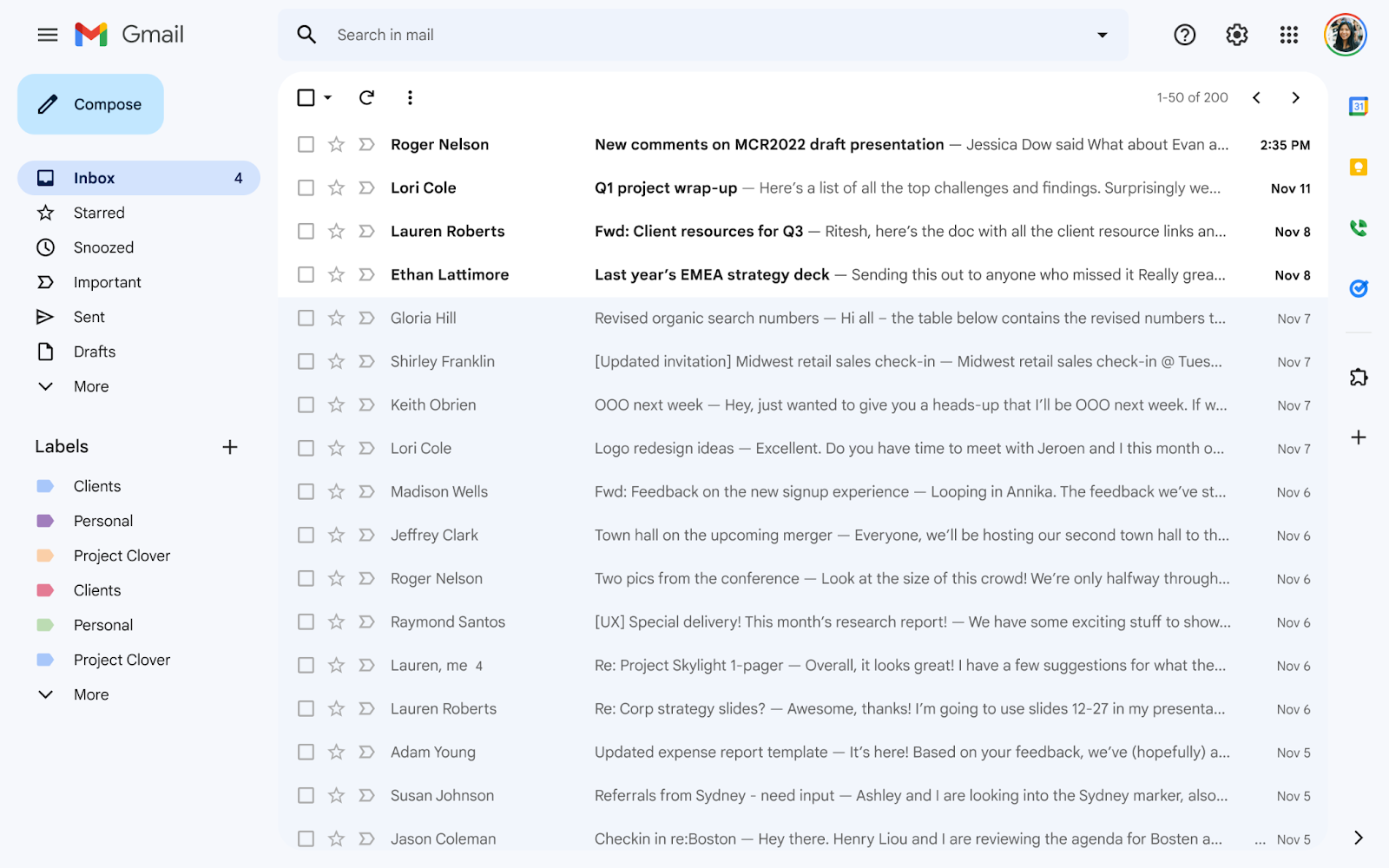 Google Workspace Updates: Updated timeline for the new integrated view for  Gmail